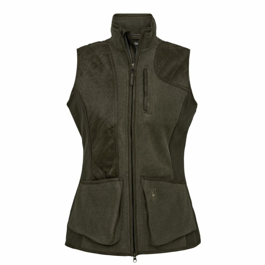 Damer Deerhunter | Lady Pam Shooting Vest Graphite Green Melange