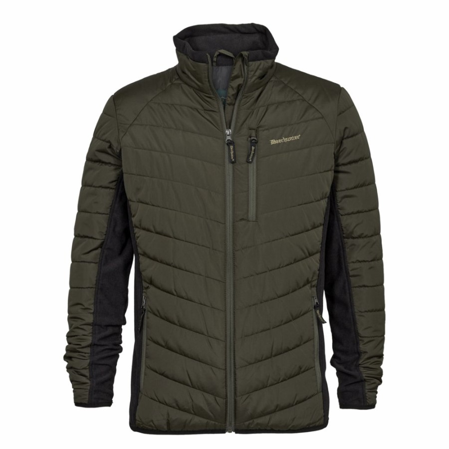 Herre Deerhunter | Moor Vatteret Jakke Med Softshell Adventure Green