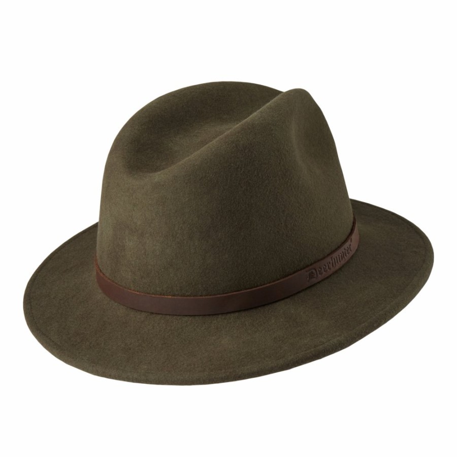 Herre Deerhunter | Adventurer Filt Hat Green