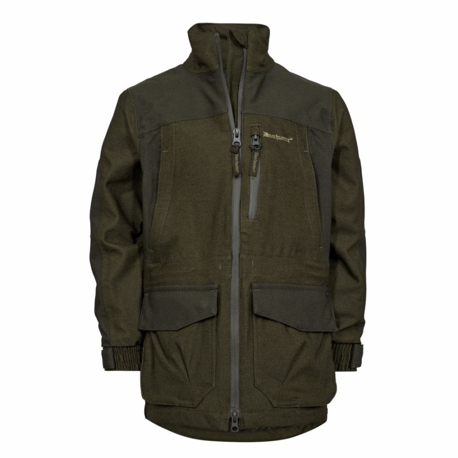 Børn Deerhunter | Youth Chasse Jakke Olive Night Melange