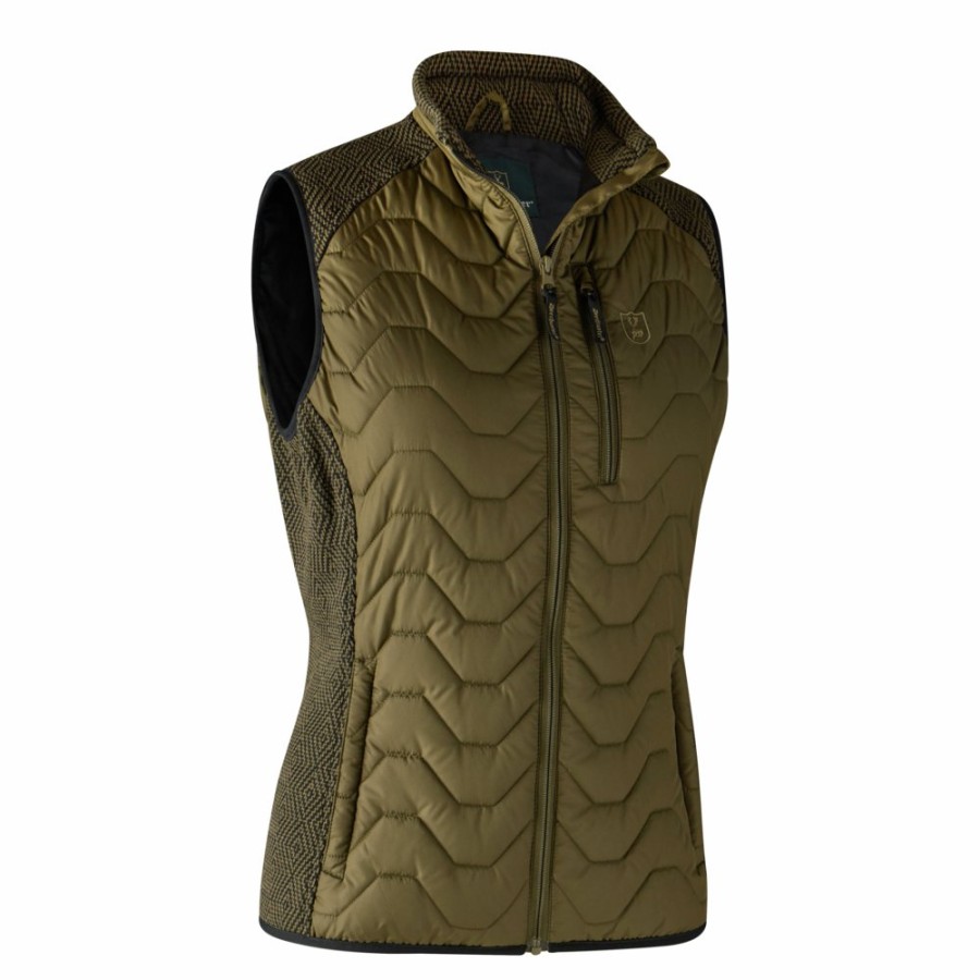 Damer Deerhunter | Lady Beth Vatteret Vest Dark Olive