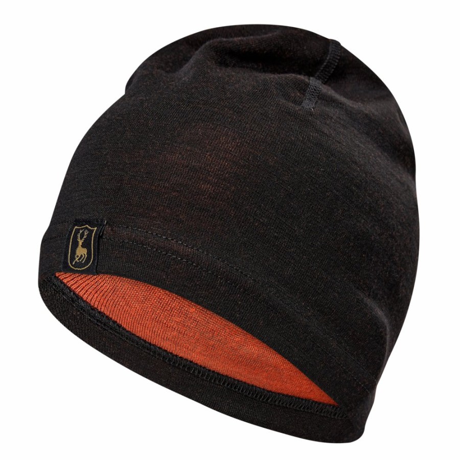 Herre|Damer Deerhunter | Quinn Beanie I Merino Black Oak